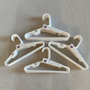 Parent’s Choice Infant & Toddler Hangers, White, 40 Count